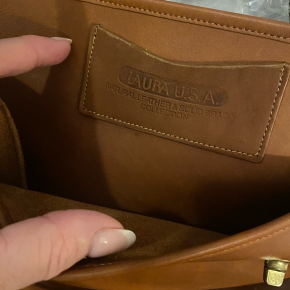 Leather Messenger Bag - Picture 6 of 14